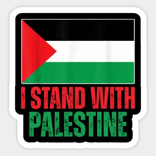 I Stand With Palestine Sticker